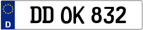 Truck License Plate